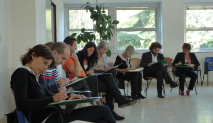 Professori impegnati in un seminario di formazione