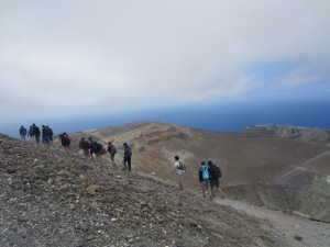 Intorno al cratere della Fossa (Vulcano)