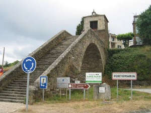 Ponte romano (ricostruito) di Portomarin
