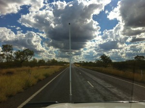 strada nel deserto