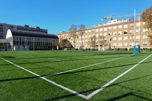 Il nuovo campo da rugby in sintetico