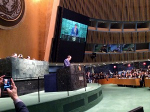 L'intervento di Marco Tardelli al Palazzo dell'ONU