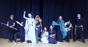 I nove attori dello "Ione"