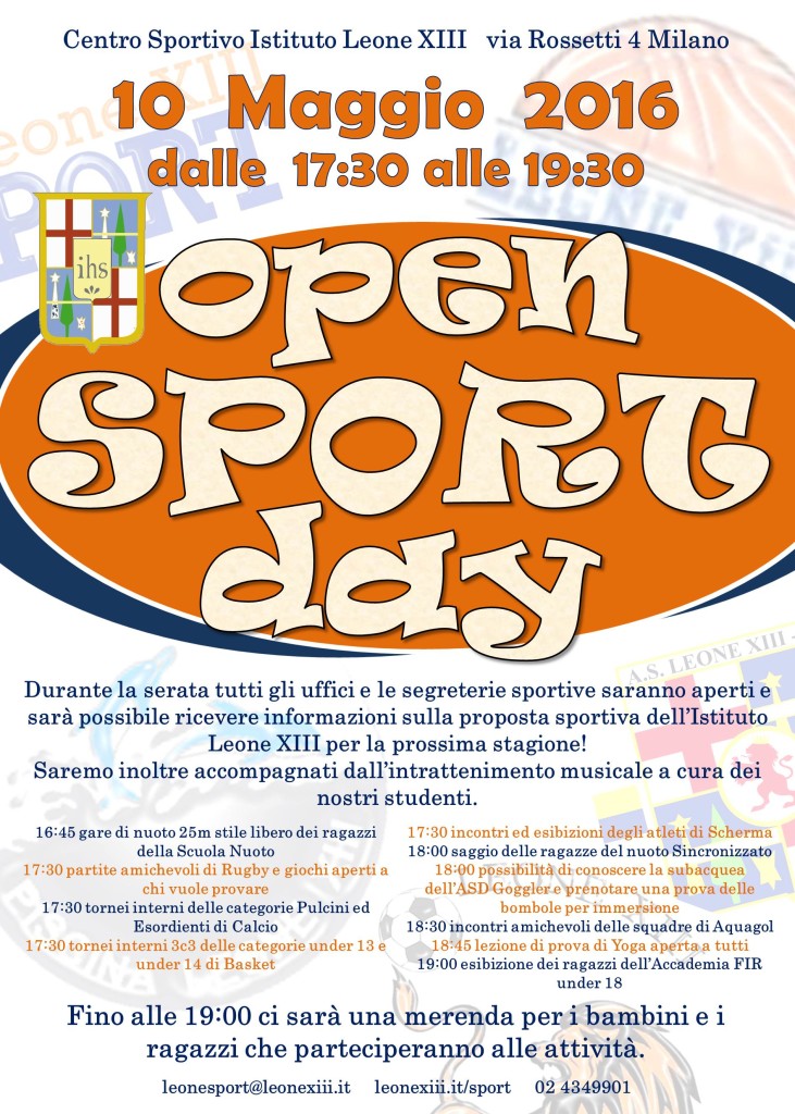manifesto Open Sport Day 2016