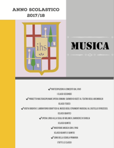 Musica alla Primaria 2017/18