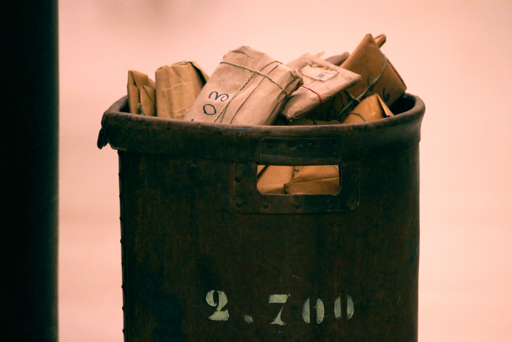 Un particolare dell'installazione