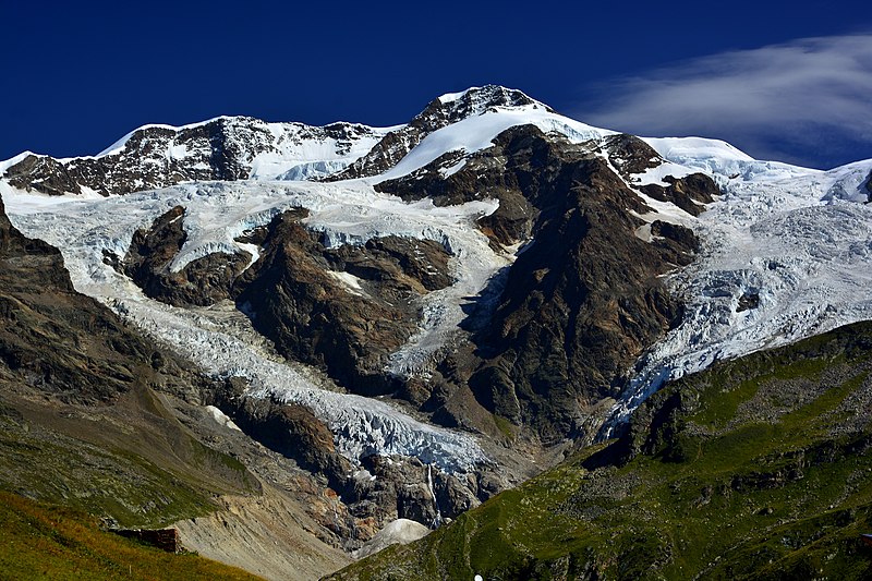 Vista sul Monte Rosa da Gressoney